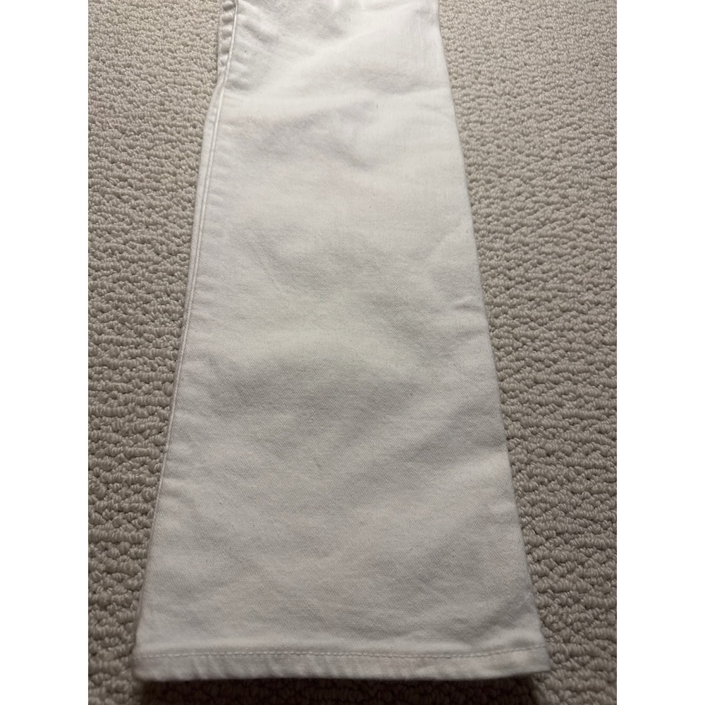 True Religion Johnny Jeans Womens 30 White Distressed Straight Leg USA - Picture 10 of 10